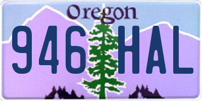 OR license plate 946HAL