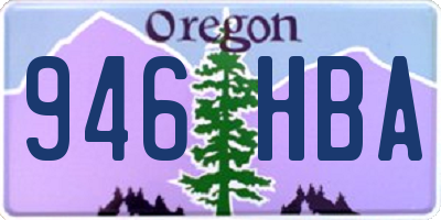 OR license plate 946HBA