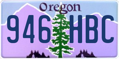 OR license plate 946HBC