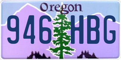 OR license plate 946HBG