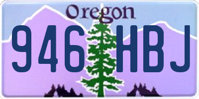 OR license plate 946HBJ