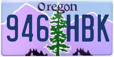 OR license plate 946HBK