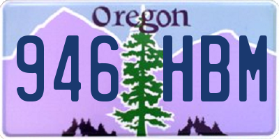 OR license plate 946HBM