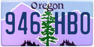 OR license plate 946HBO
