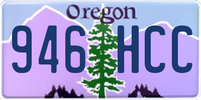 OR license plate 946HCC