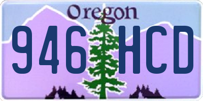 OR license plate 946HCD