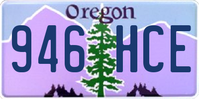 OR license plate 946HCE