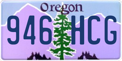 OR license plate 946HCG