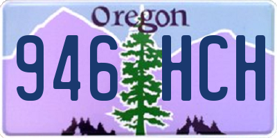 OR license plate 946HCH