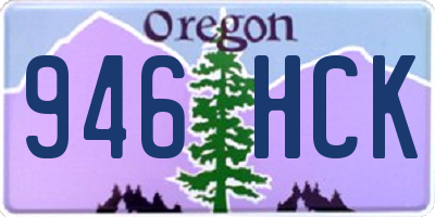 OR license plate 946HCK