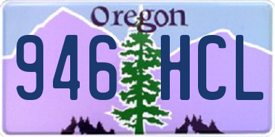 OR license plate 946HCL