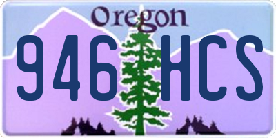 OR license plate 946HCS