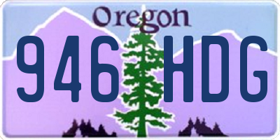 OR license plate 946HDG