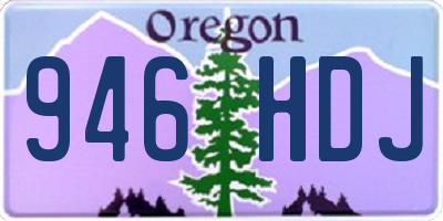 OR license plate 946HDJ