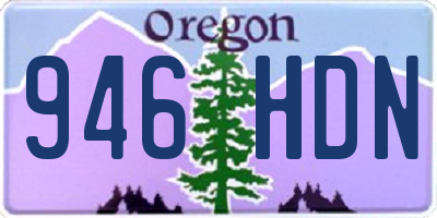 OR license plate 946HDN