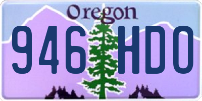 OR license plate 946HDO