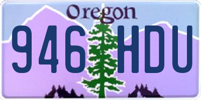 OR license plate 946HDU