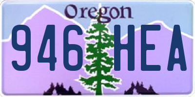 OR license plate 946HEA