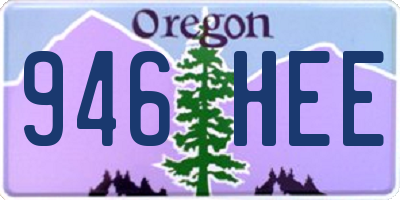 OR license plate 946HEE