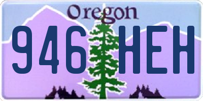 OR license plate 946HEH