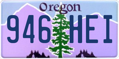 OR license plate 946HEI