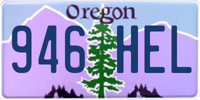 OR license plate 946HEL