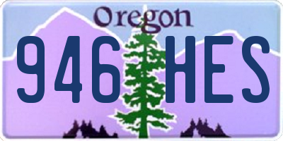 OR license plate 946HES
