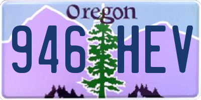 OR license plate 946HEV