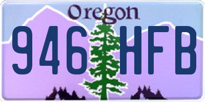 OR license plate 946HFB