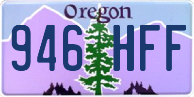OR license plate 946HFF