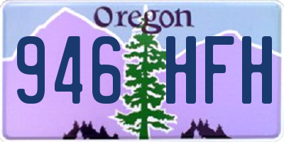 OR license plate 946HFH