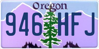 OR license plate 946HFJ