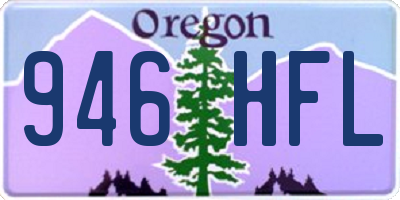 OR license plate 946HFL