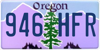 OR license plate 946HFR