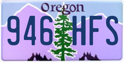 OR license plate 946HFS