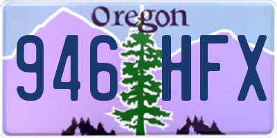 OR license plate 946HFX