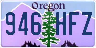 OR license plate 946HFZ