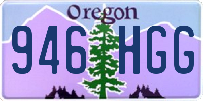 OR license plate 946HGG