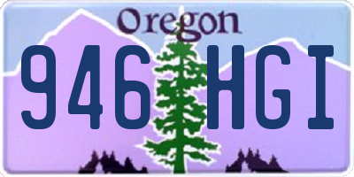 OR license plate 946HGI