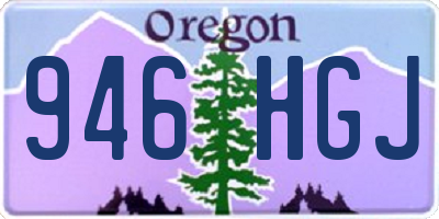 OR license plate 946HGJ