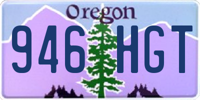 OR license plate 946HGT