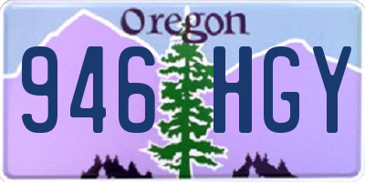 OR license plate 946HGY
