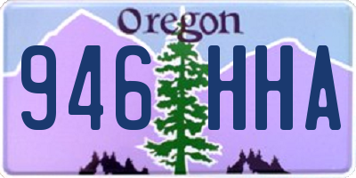 OR license plate 946HHA