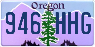 OR license plate 946HHG