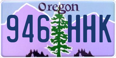 OR license plate 946HHK