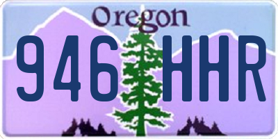 OR license plate 946HHR