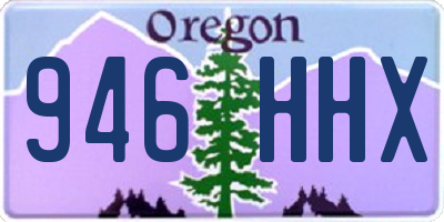 OR license plate 946HHX