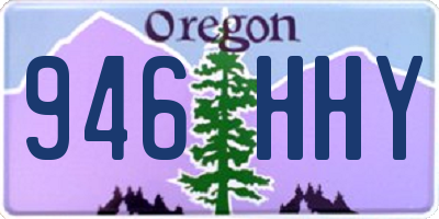 OR license plate 946HHY
