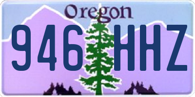 OR license plate 946HHZ