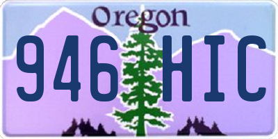 OR license plate 946HIC